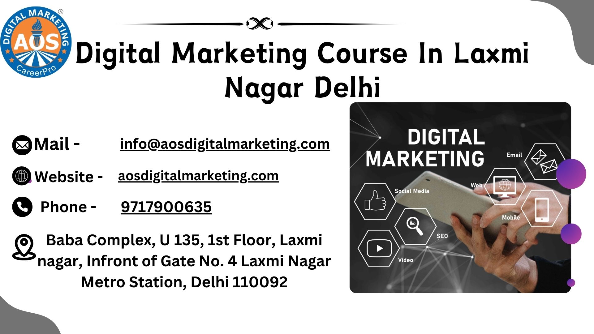 Digital Marketing Course In Laxmi Nagar Delhi